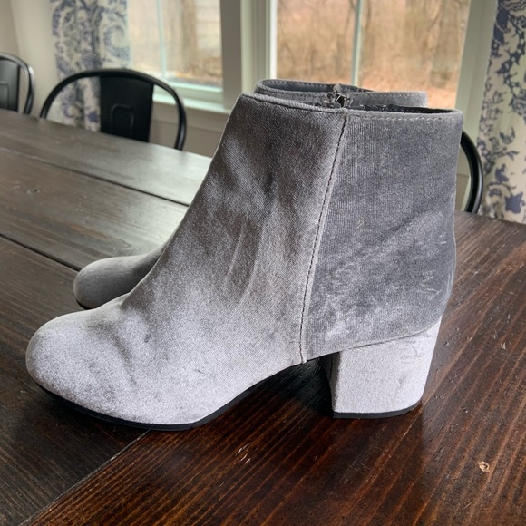 sam edelman silver booties
